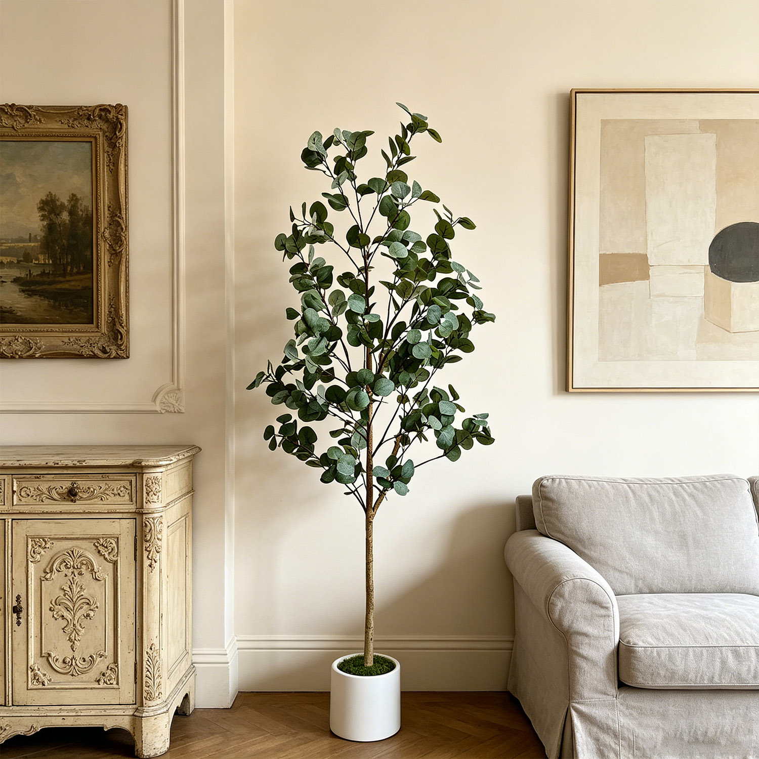 Árvore de Eucalipto Artificial - Ficus Lyrata Tree avaliação e preço