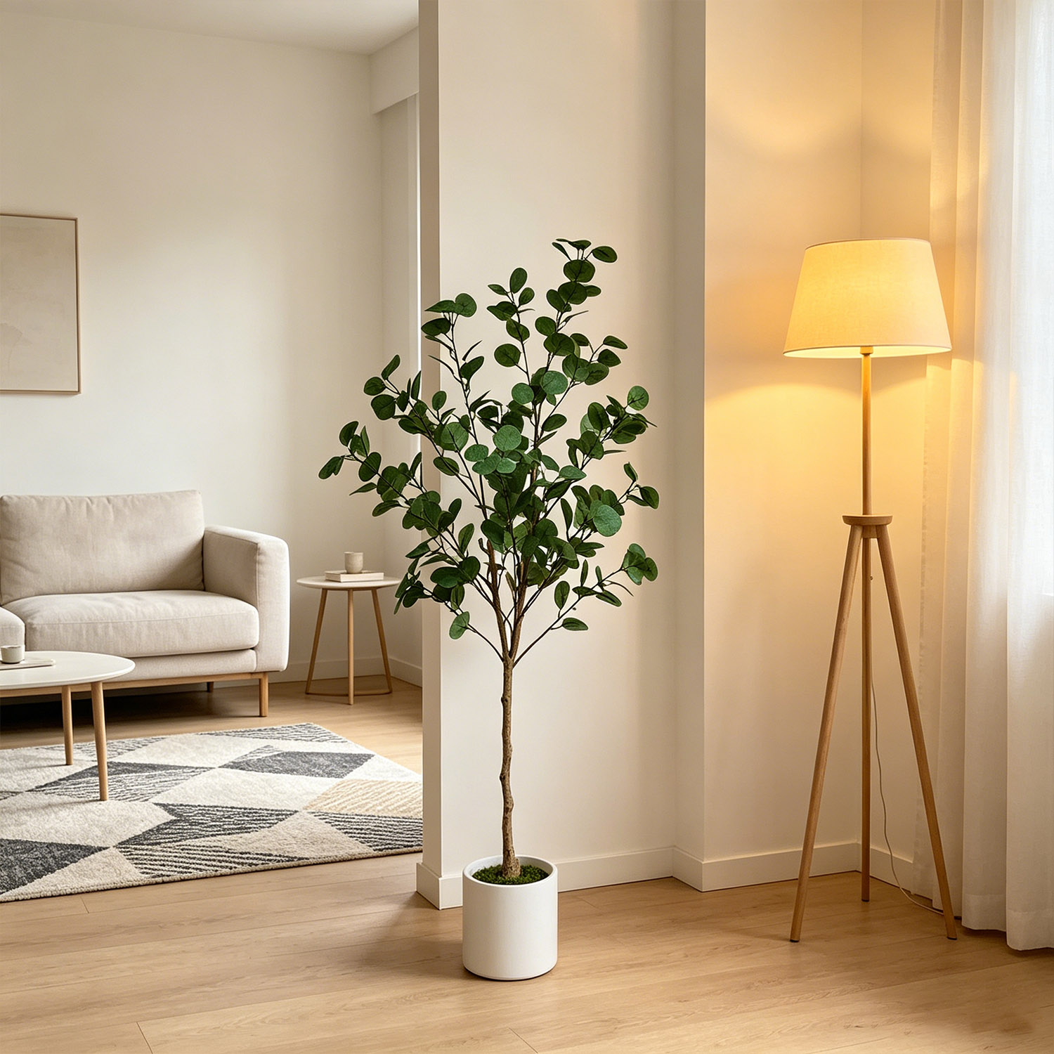 Árvore de Eucalipto Artificial - Ficus Lyrata Tree avaliação e preço