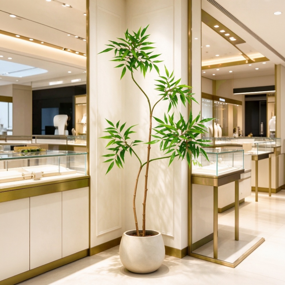 Plantas Artificiais Grandes de - Ficus Lyrata Tree avaliação e preço