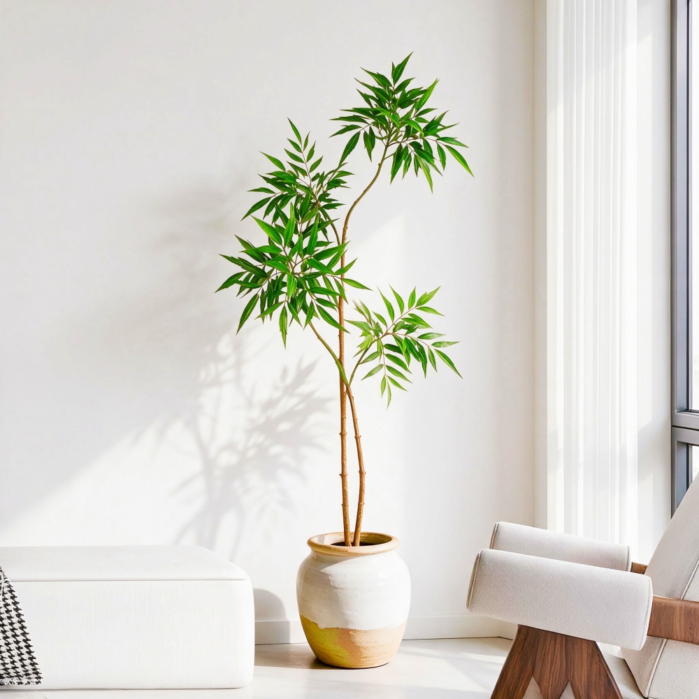 Plantas Artificiais Grandes de - Ficus Lyrata Tree avaliação e preço